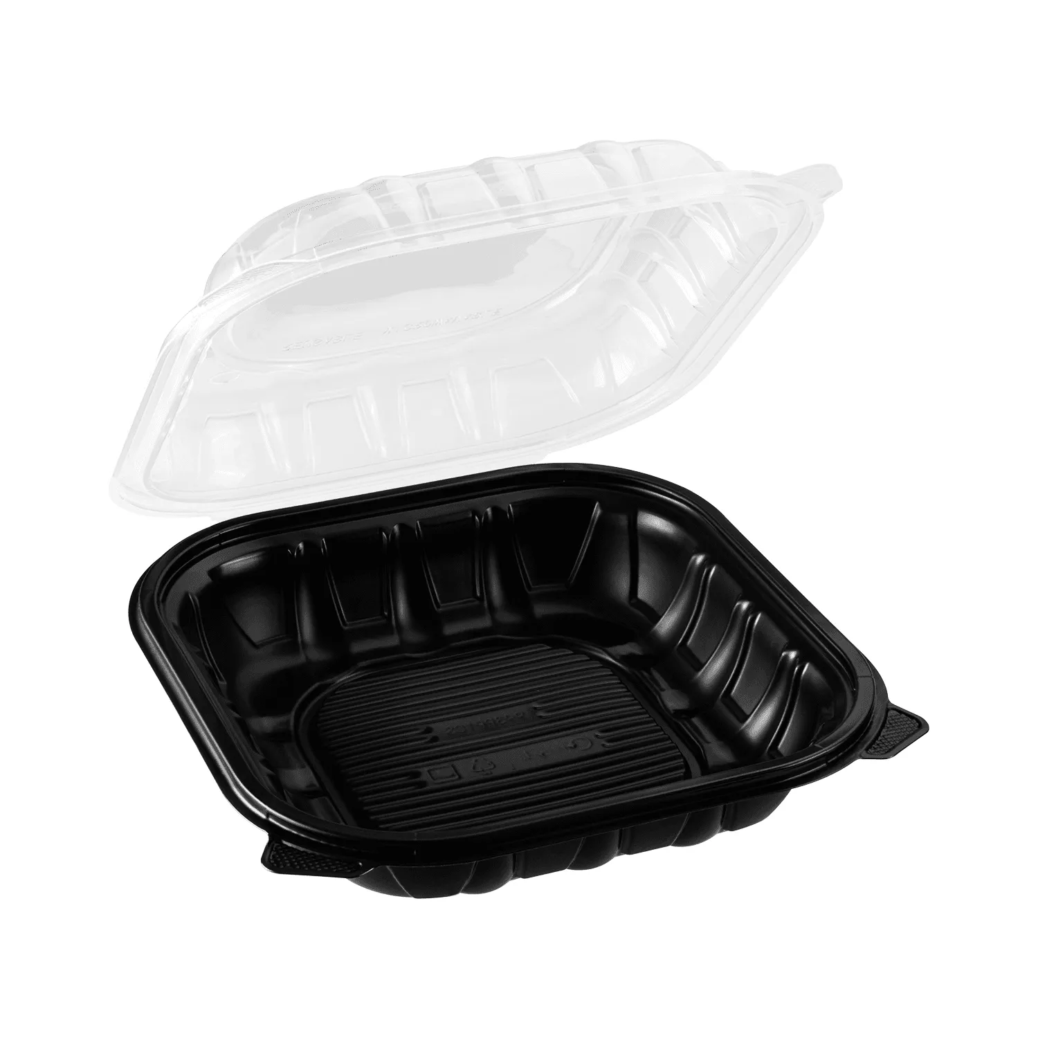 [150 ct] 9" x 9" Premium PP Hinged Container