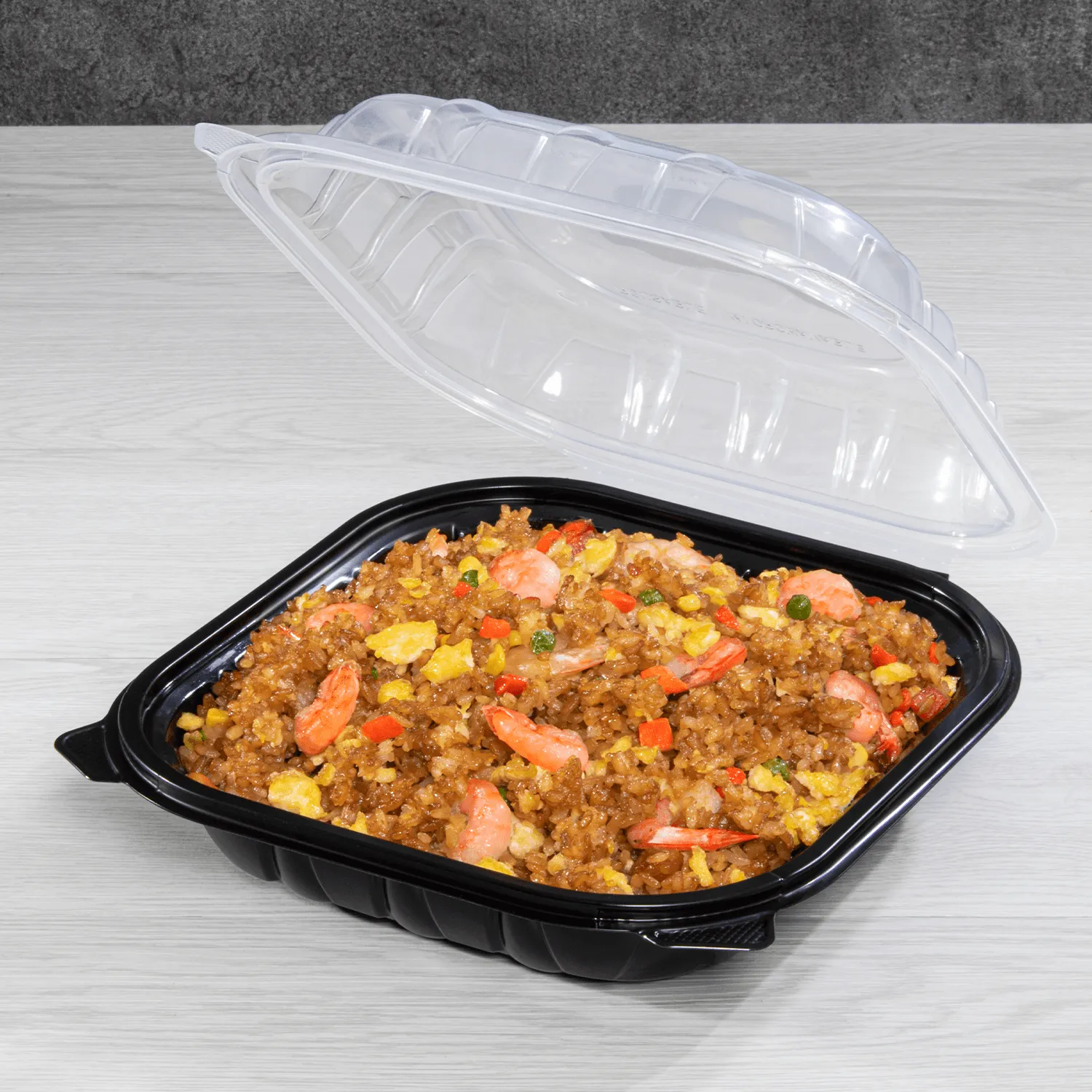 [150 ct] 9" x 9" Premium PP Hinged Container