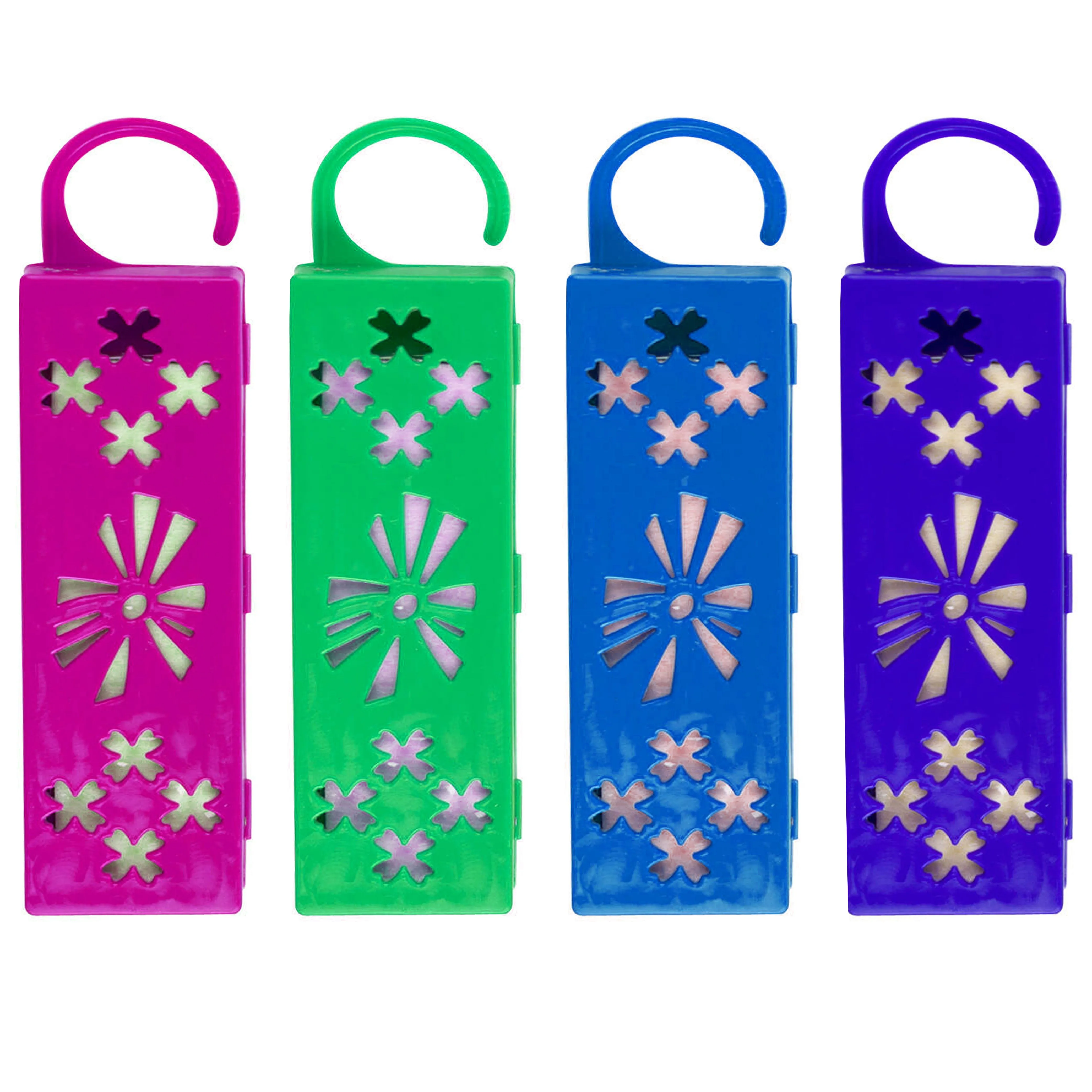 16 Pc Hanging Closet Air Freshener Scented Hangers Assorted Variety Aromas Bulk