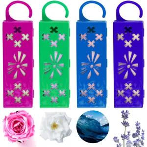 16 Pc Hanging Closet Air Freshener Scented Hangers Assorted Variety Aromas Bulk