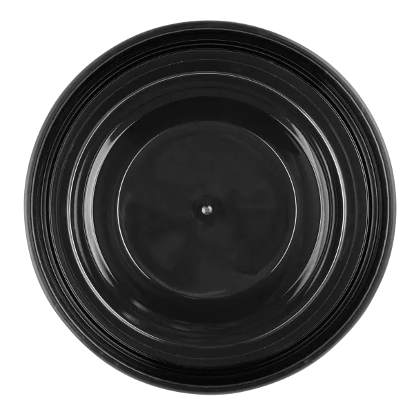 [240 sets] 8 oz Deli Containers with Lids | Injection Molded PP | Black