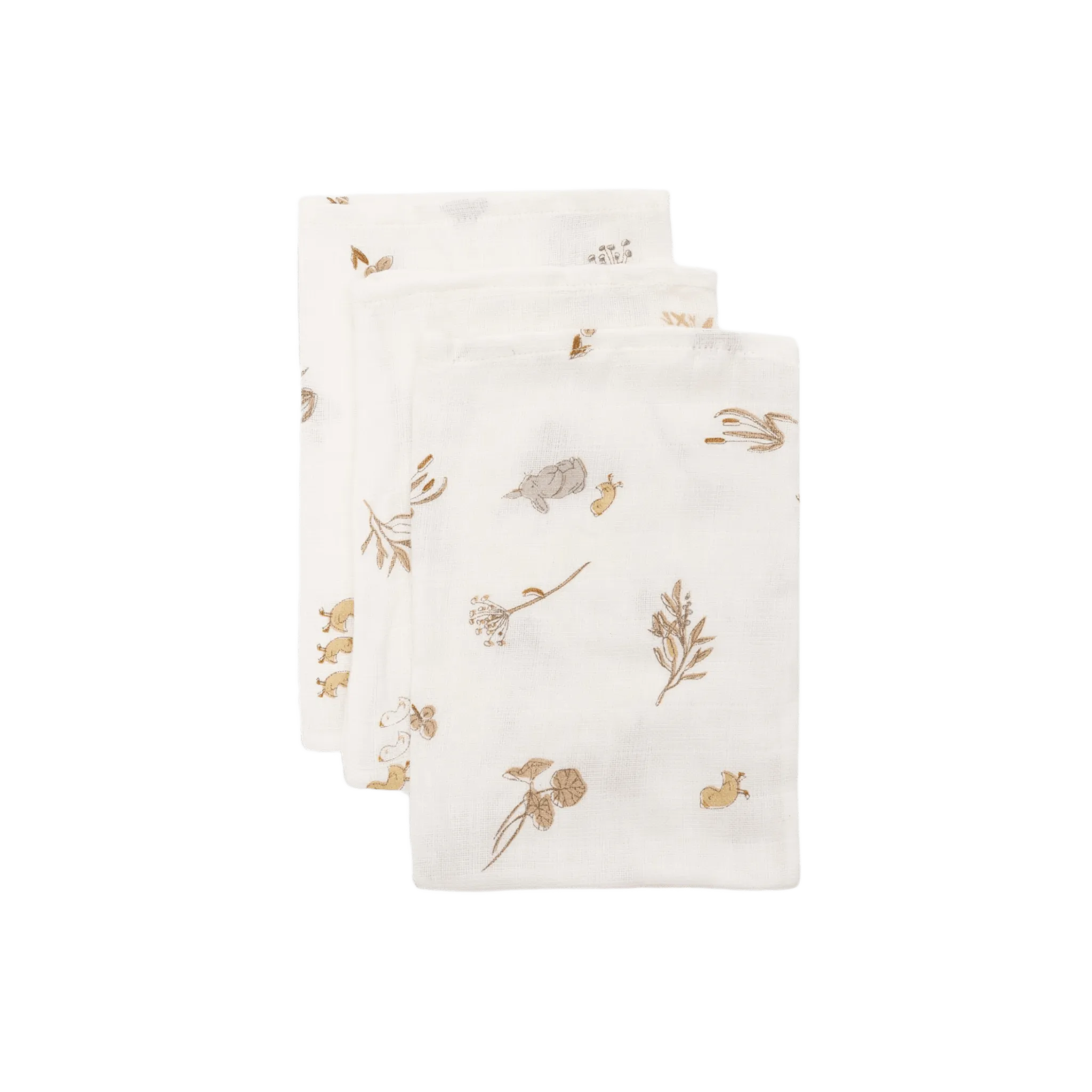 3-Pack Washcloth Muslin 15x20cm - Riverside