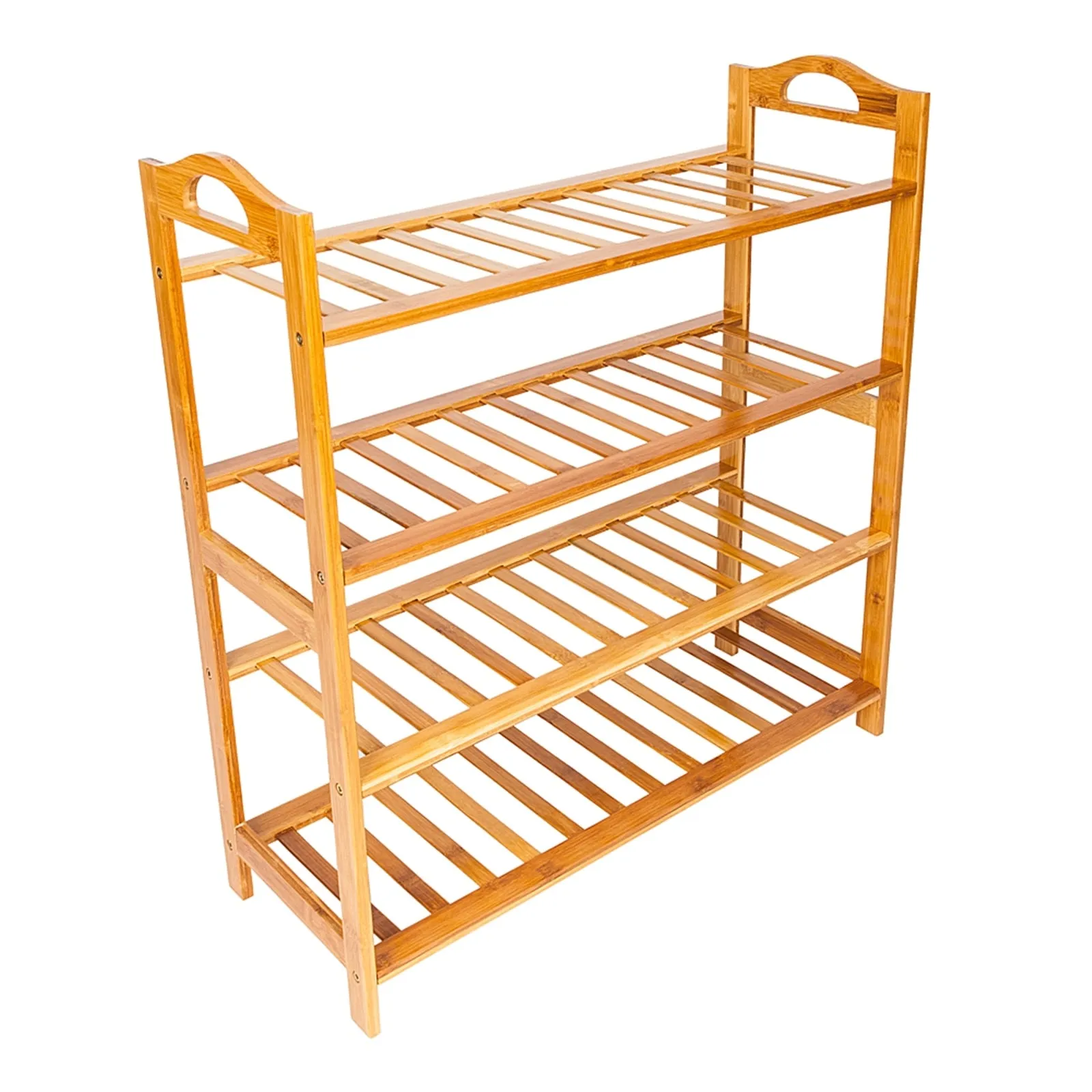 4-Tier Bamboo Shoe Rack