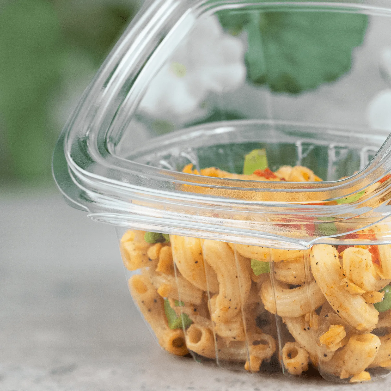 [400 ct] 6 oz Hinged Deli Container | PET