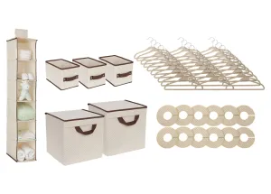 48 Piece Nursery Closet Organizer and Storage Set