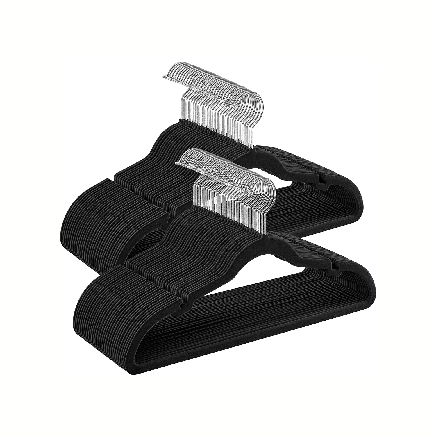 50-Pack Non-Slip Coat Hangers 16.9 Inches