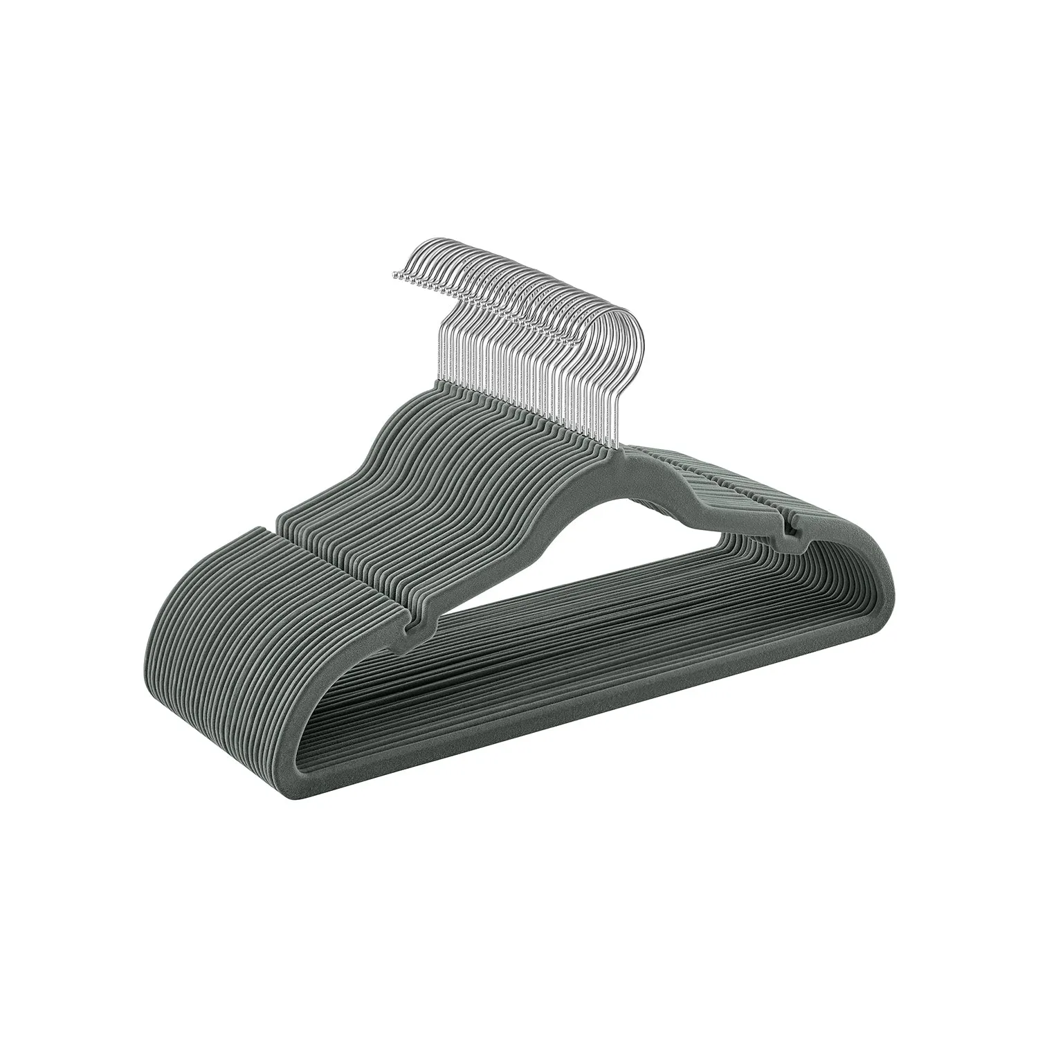 50-Pack Non-Slip Coat Hangers 16.9 Inches