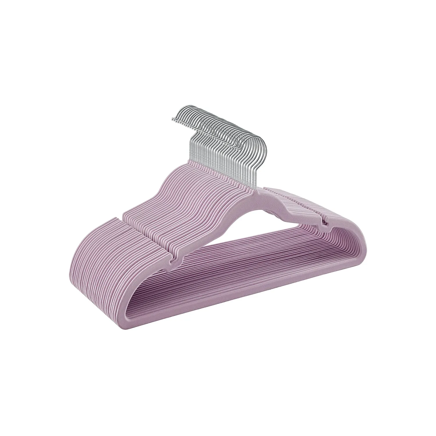50-Pack Non-Slip Coat Hangers 16.9 Inches