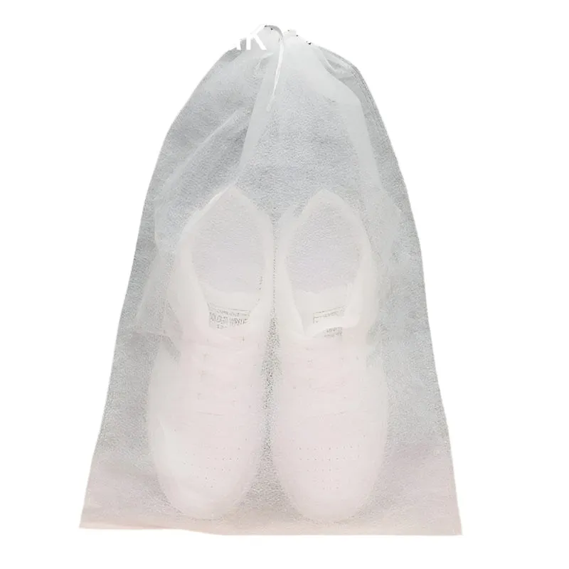 50 Pcs Thickened Non Woven Shoe Storage Bag Portable & Sunscreen