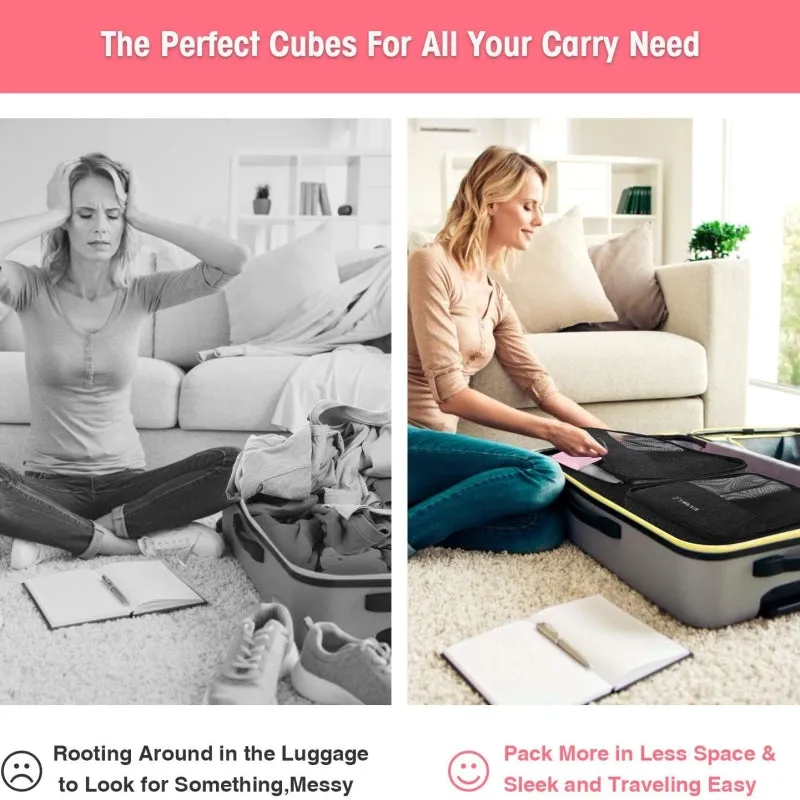 7Pcs Set Travel Compact Packing Organizers