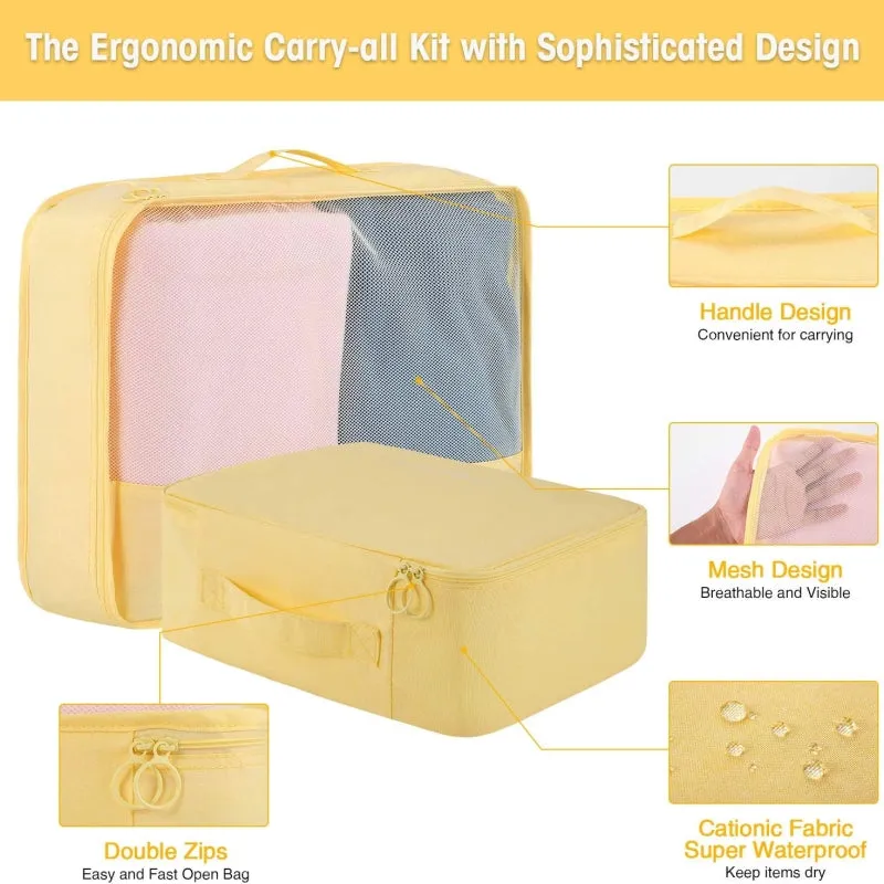 7Pcs Set Travel Compact Packing Organizers