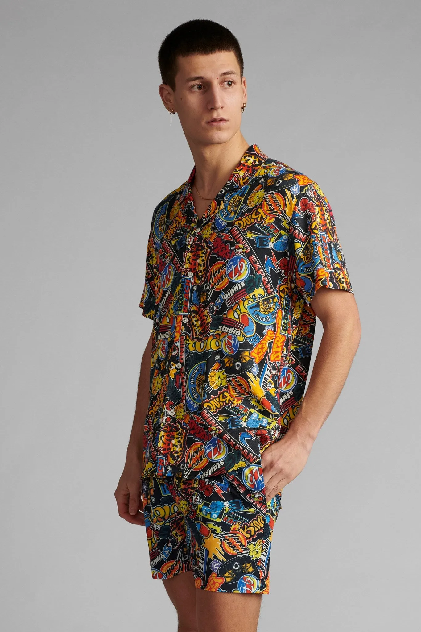 ALEO SS VISCOSE AOP - Tandoori Spice