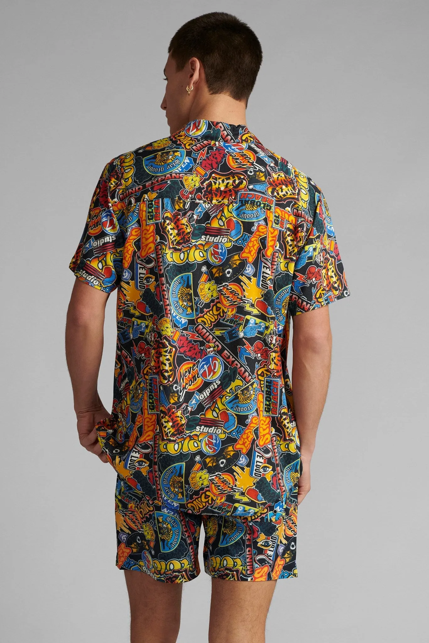 ALEO SS VISCOSE AOP - Tandoori Spice