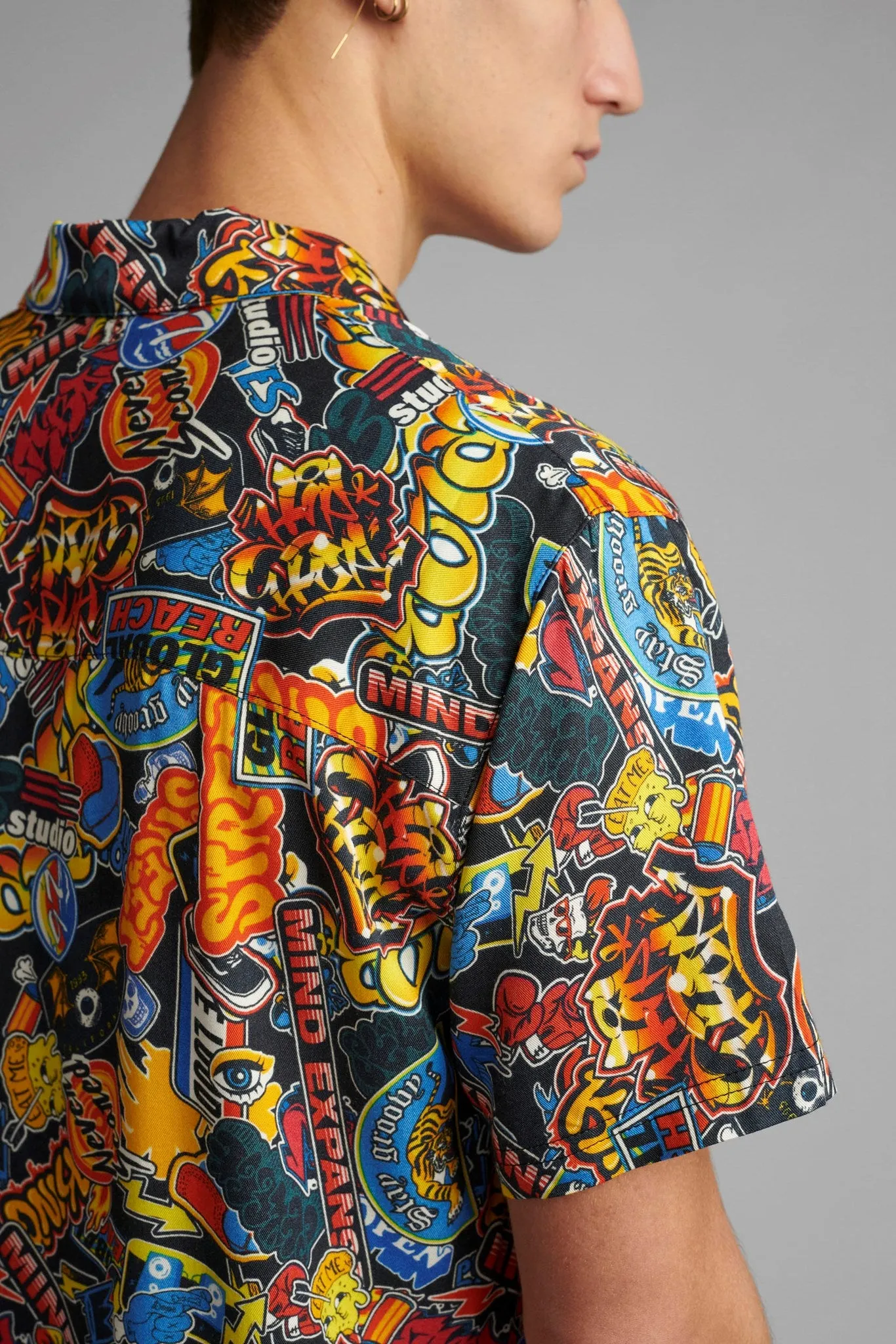 ALEO SS VISCOSE AOP - Tandoori Spice