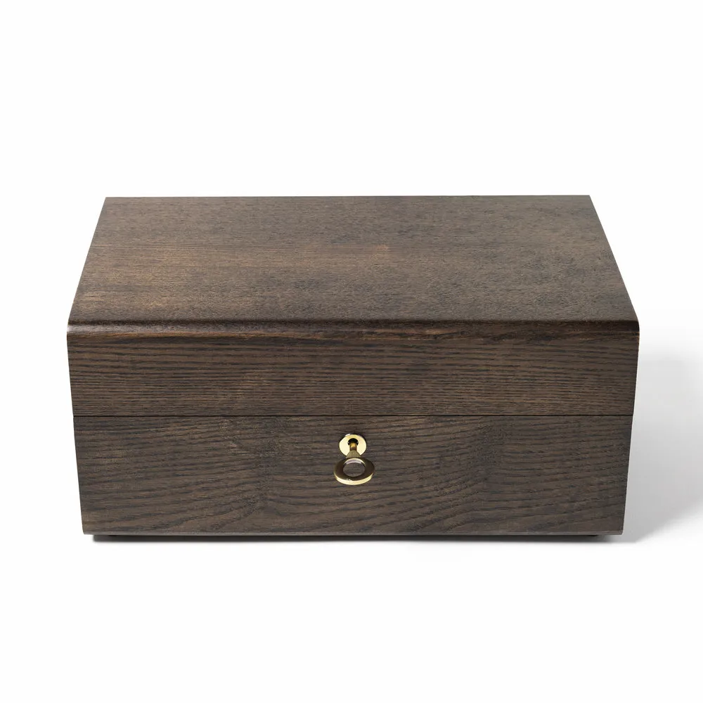 Ash Wood Brown Stash Box