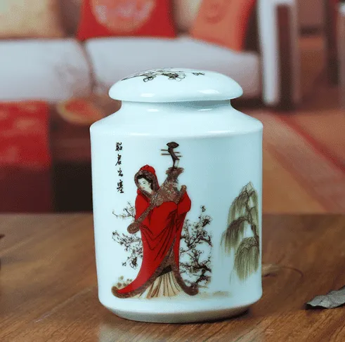 Asian Style Handmade Ceramic Tea Jars