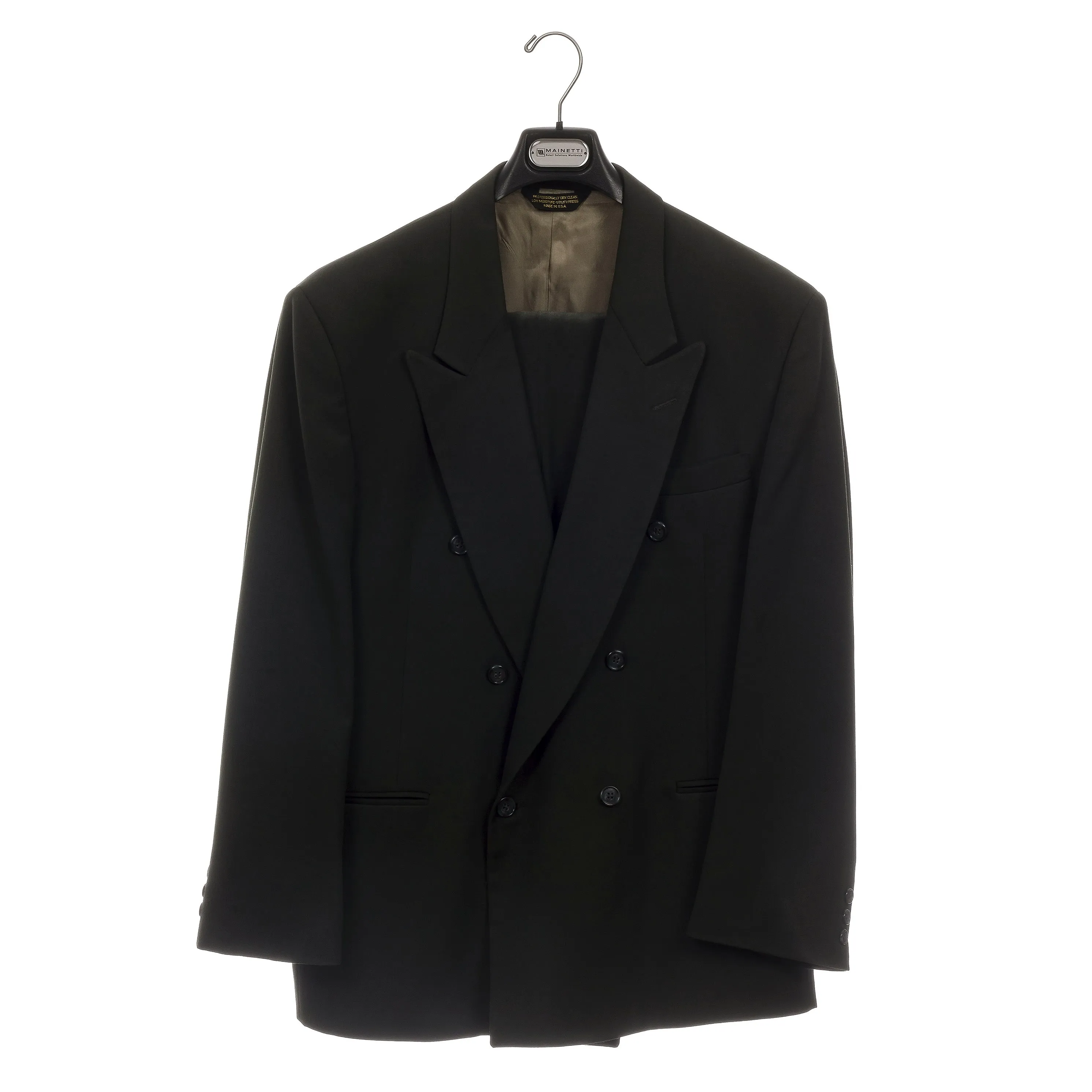 AT - 19" Suit Hanger with Flocked Bar