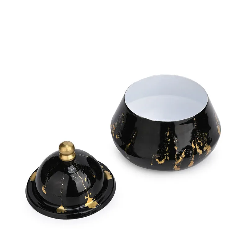 Classy Ebony Grace Storage Jar | 5 x5 inches
