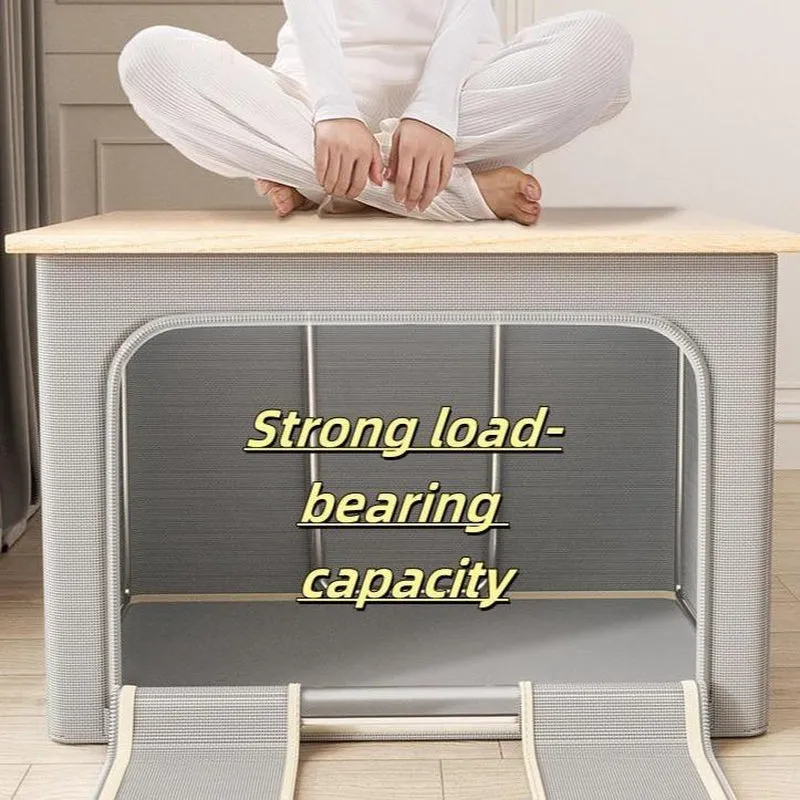 Fabric Storage Boxes,Storage Baskets for Shelves with Lids, Fabric Storage Bins with Handles, Decorative Linen Closet Organizers Boxes