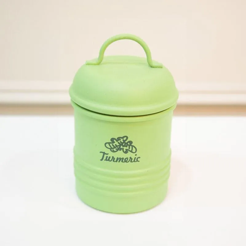 Ferrous Fun Turmeric Storage Container (1000 ML) - Green