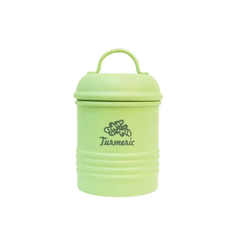 Ferrous Fun Turmeric Storage Container (1000 ML) - Green