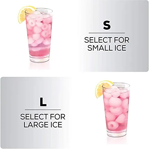 Igloo ICEB26SS Automatic Portable Electric Countertop Ice Maker Machine, 26 Pounds in 24 Hours, 9 Ice Cubes Ready in 7 minutes, With Ice Scoop and Basket, Perfect for Water Bottles, Stainless Steel