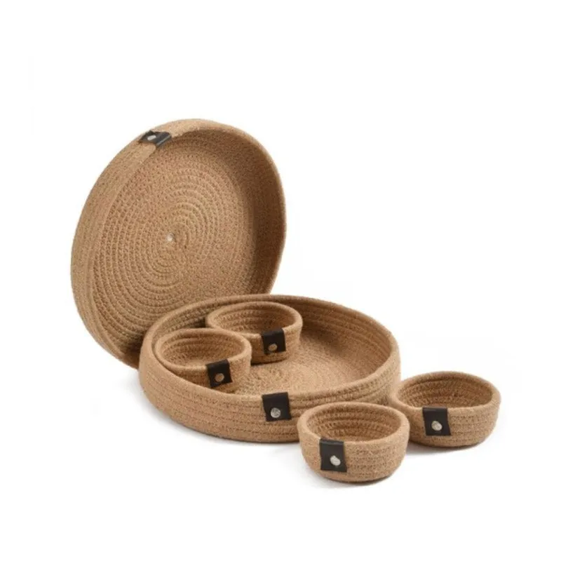 Kiaro Natural Fiber Multipurpose Organizer - Brown
