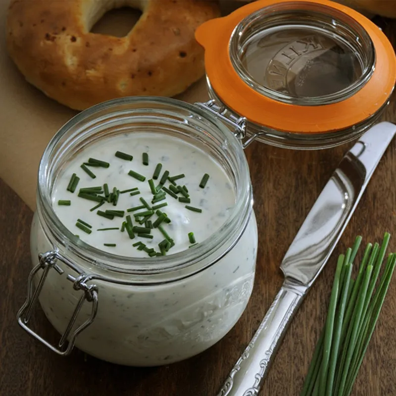 Kilner Clear Stylish Round Glass Jars | 500ml