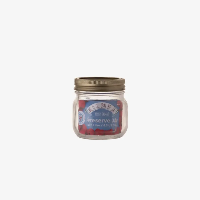 Kilner Essential Mini Glass Jar | Set of 5 | 250 ml
