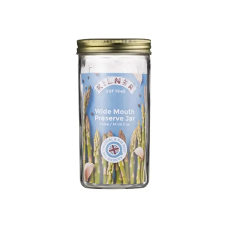 Kilner Wide Mouth Glass Preserve Jar | 500ml