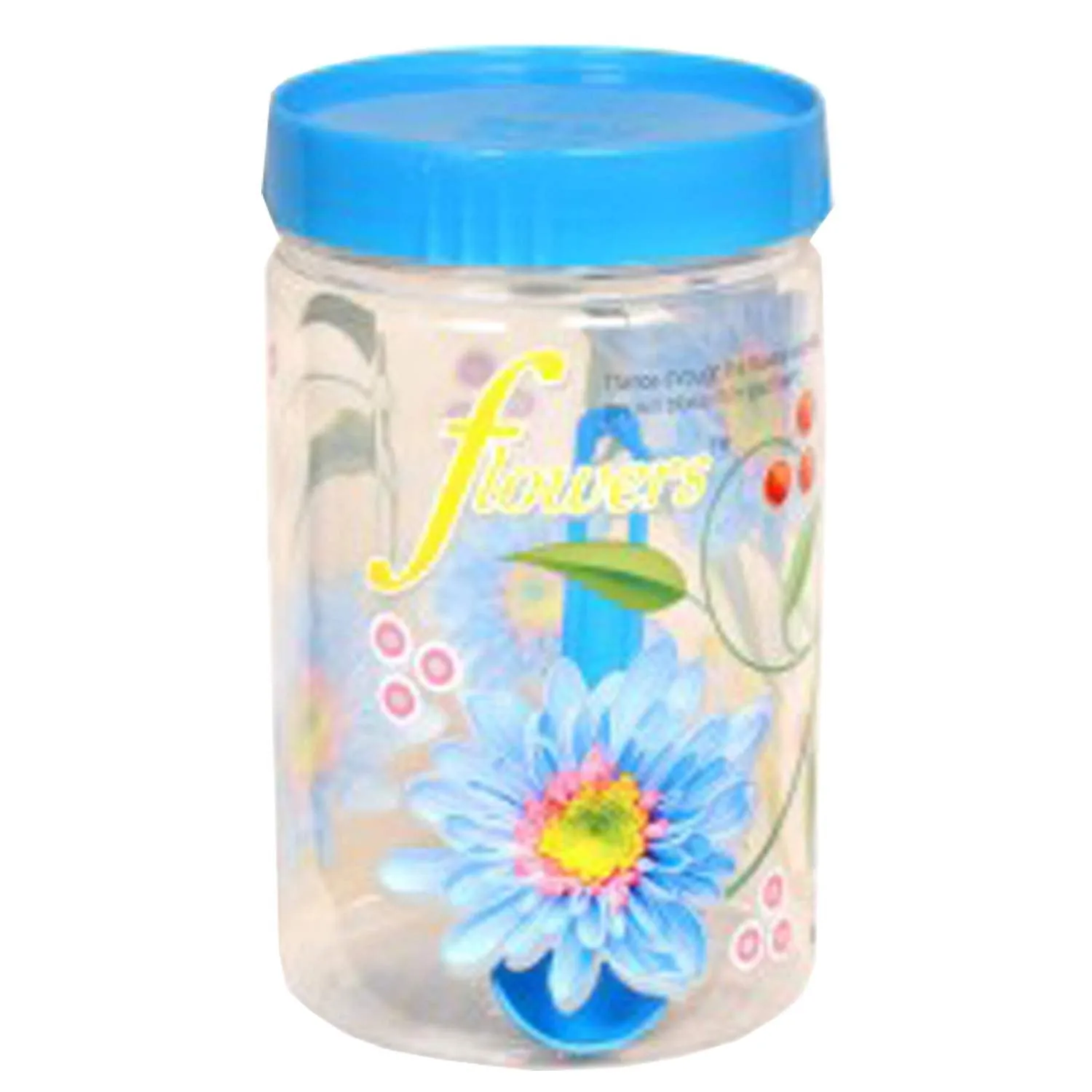 Kuber Industries 12 Piece Plastic Container Set, 500ml, Blue