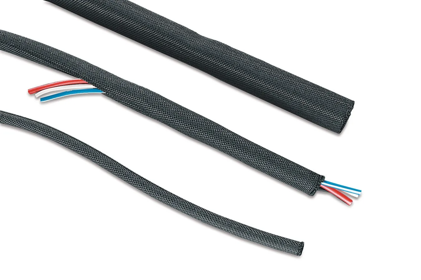 Kuryakyn 1995 Round-It Wire Tidy/Cable Wrap Black 1/2 in 6 Ft Long