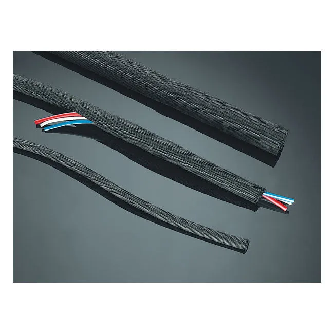 Kuryakyn 1995 Round-It Wire Tidy/Cable Wrap Black 1/2 in 6 Ft Long