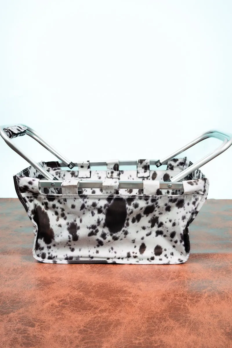 NGIL Moo York Minute Collapsible Market Basket