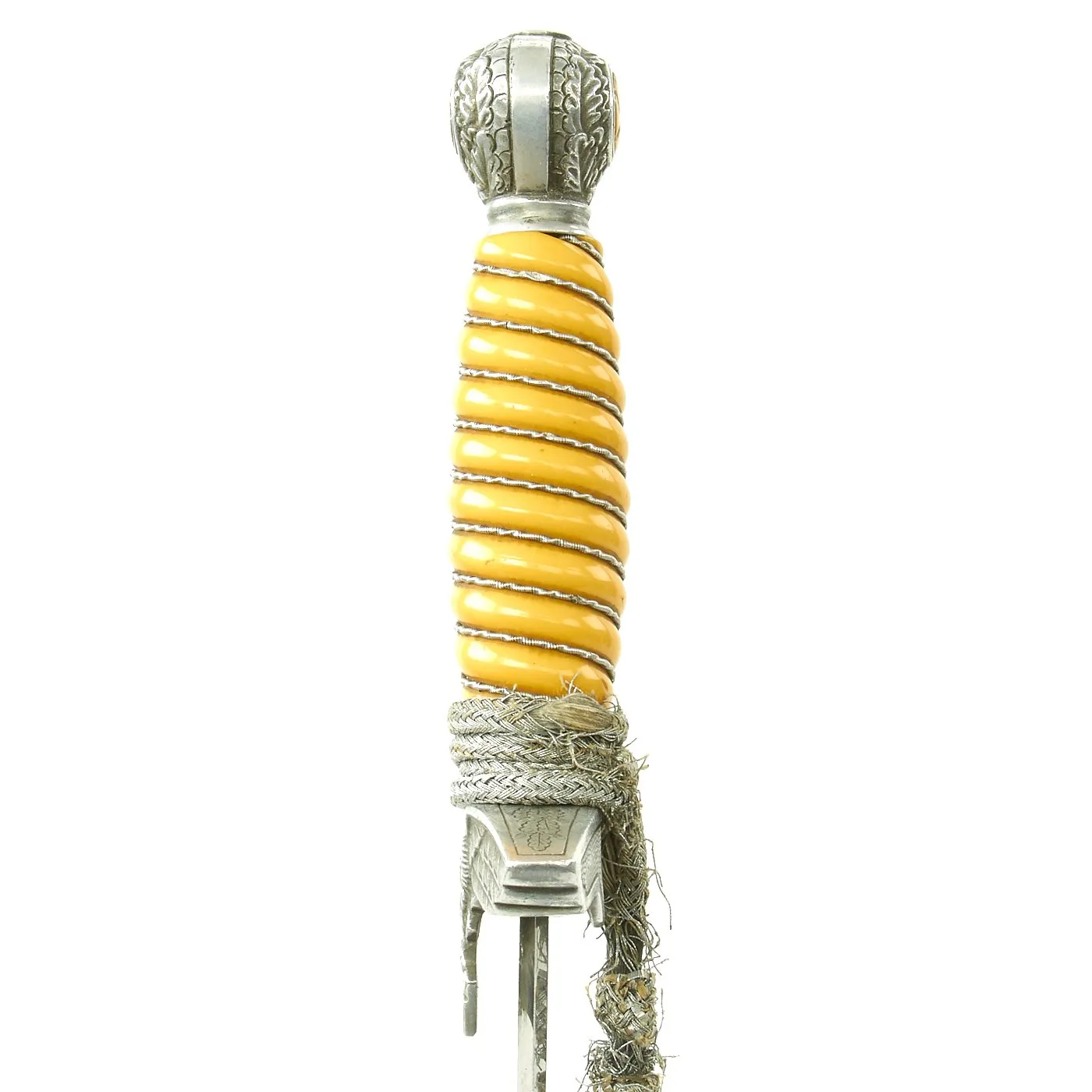 Original WWII German 2nd Model Luftwaffe Dagger by Carl Eickhorn with Belt Hanger and Portepee