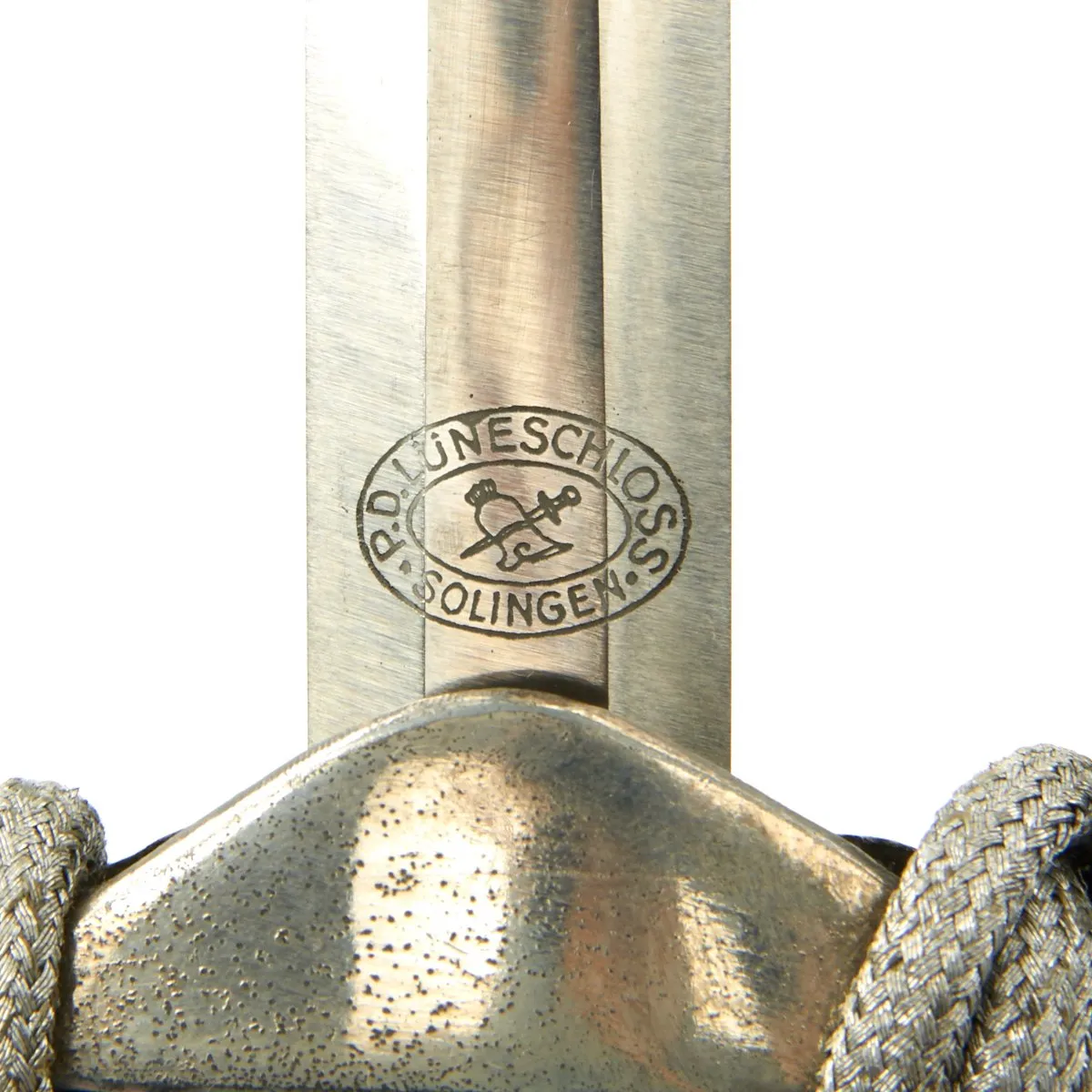 Original WWII German Army Heer Officer Dagger with Hanger and Portepee by P.D. Lüneschloss Solingen