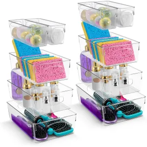 Plastic Clear Bins (10 pack)