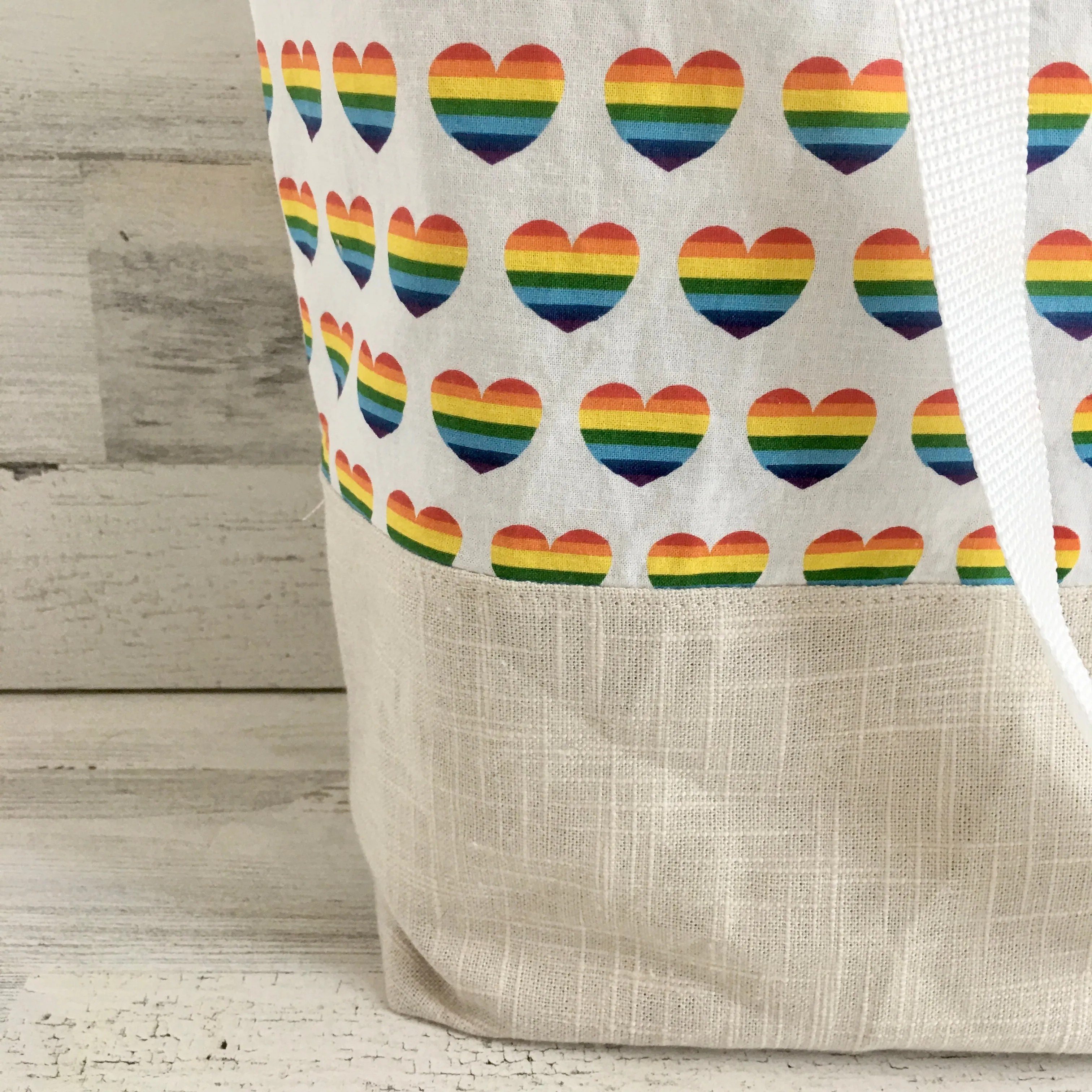 Pride Hearts - Travel Tote Bag