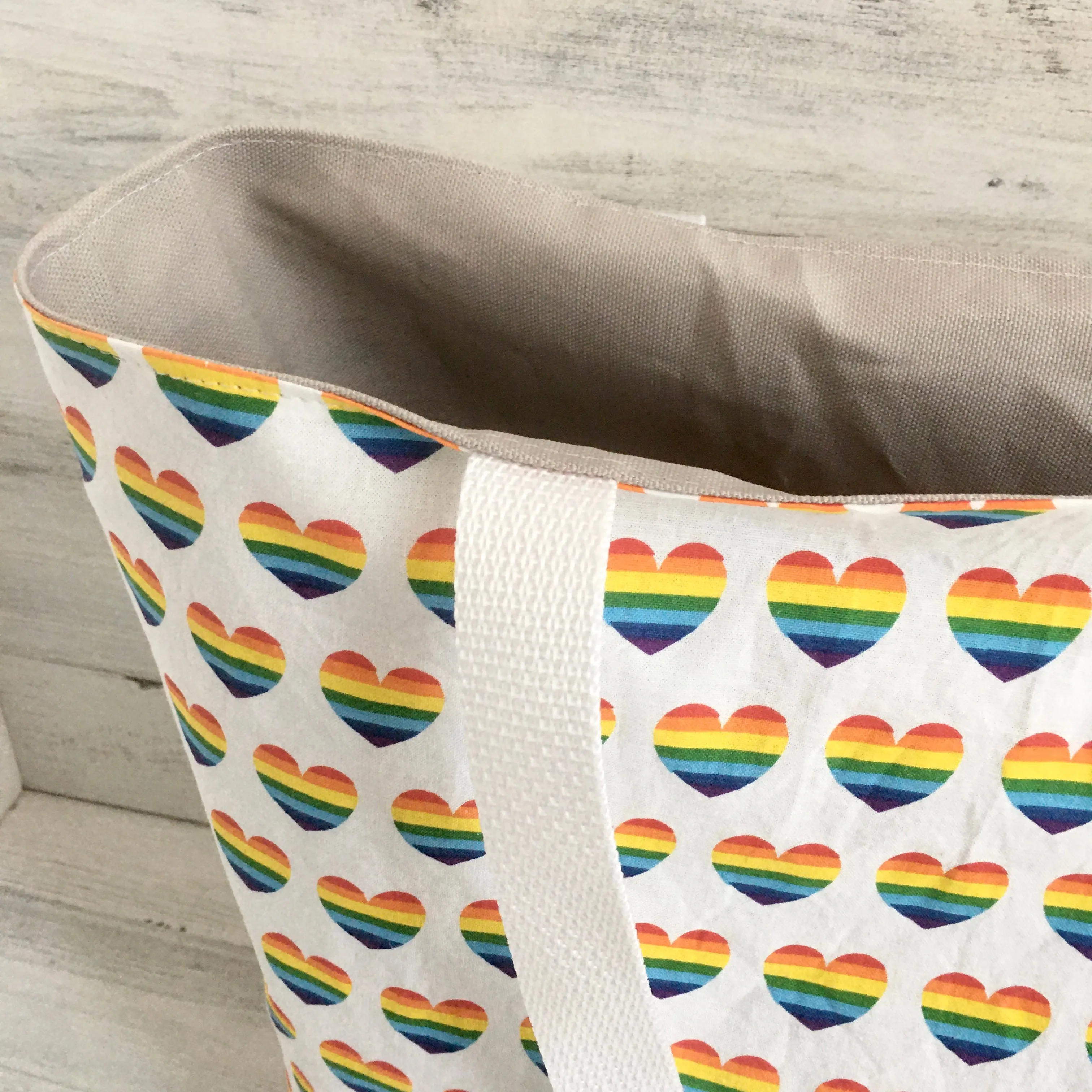 Pride Hearts - Travel Tote Bag
