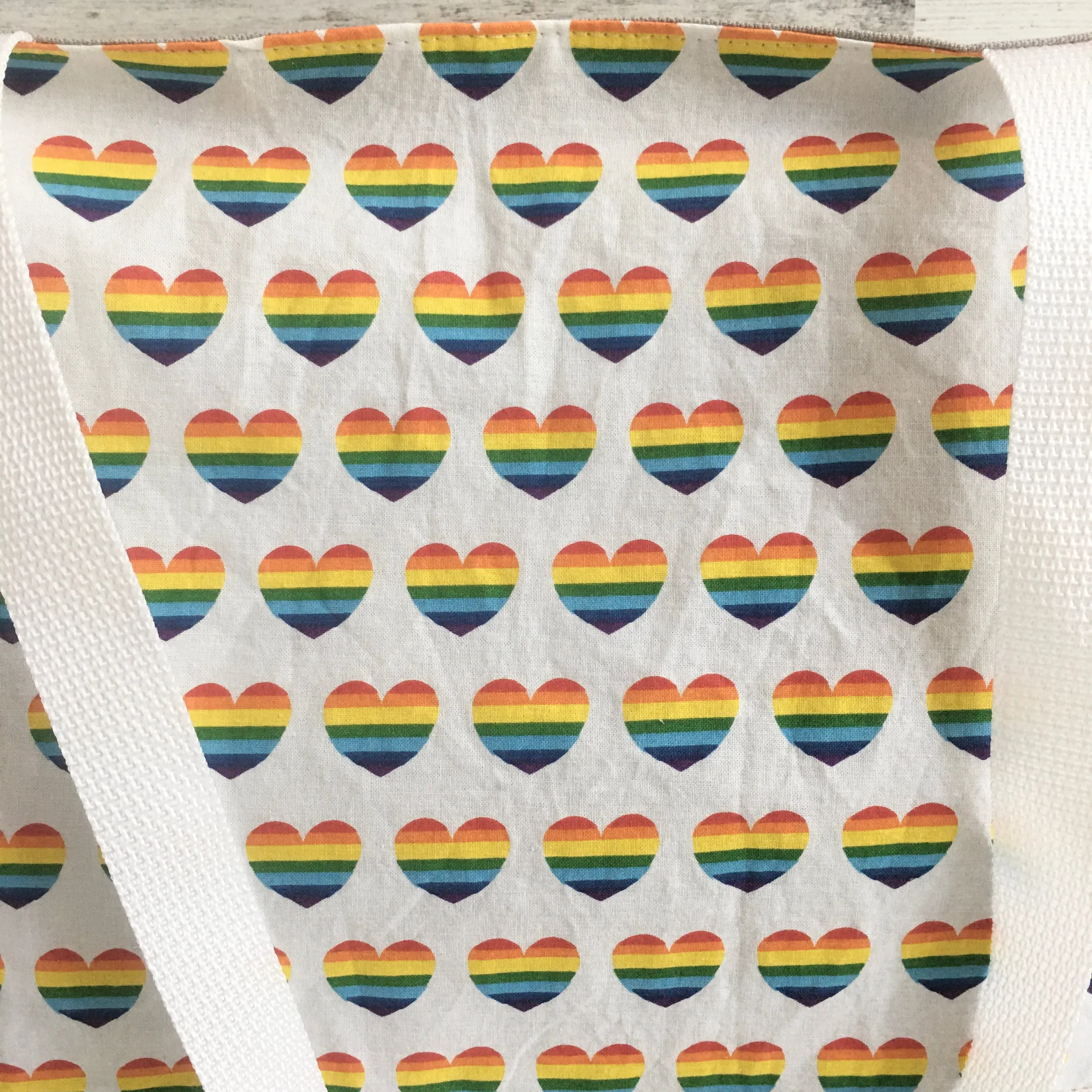 Pride Hearts - Travel Tote Bag