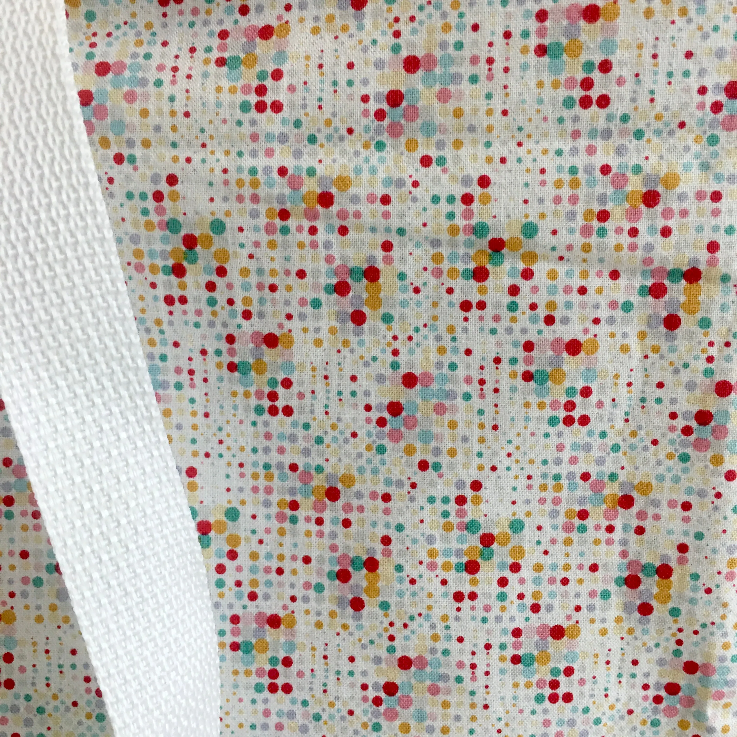 Rainbow Confetti - Travel Tote Bag