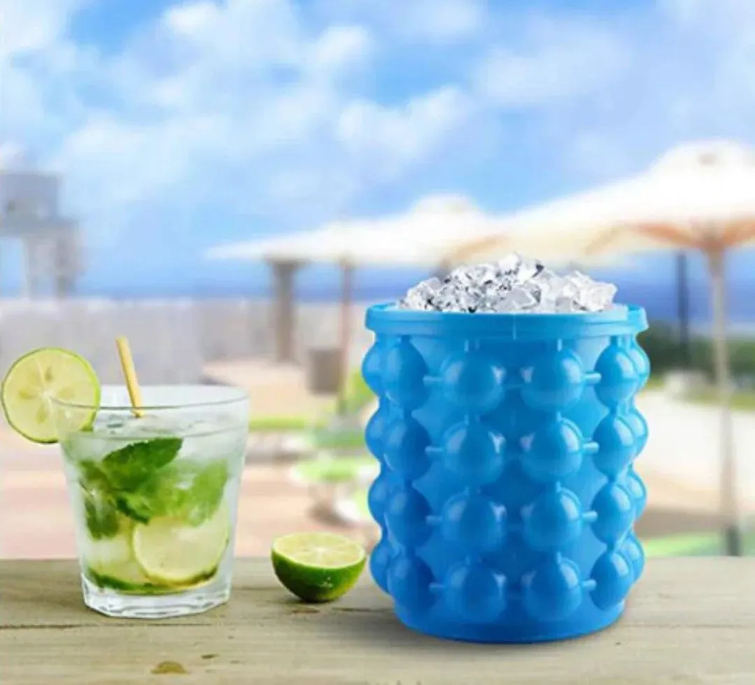 Silicone Genie Ice Cube Maker