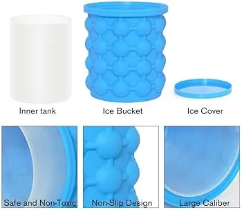Silicone Genie Ice Cube Maker