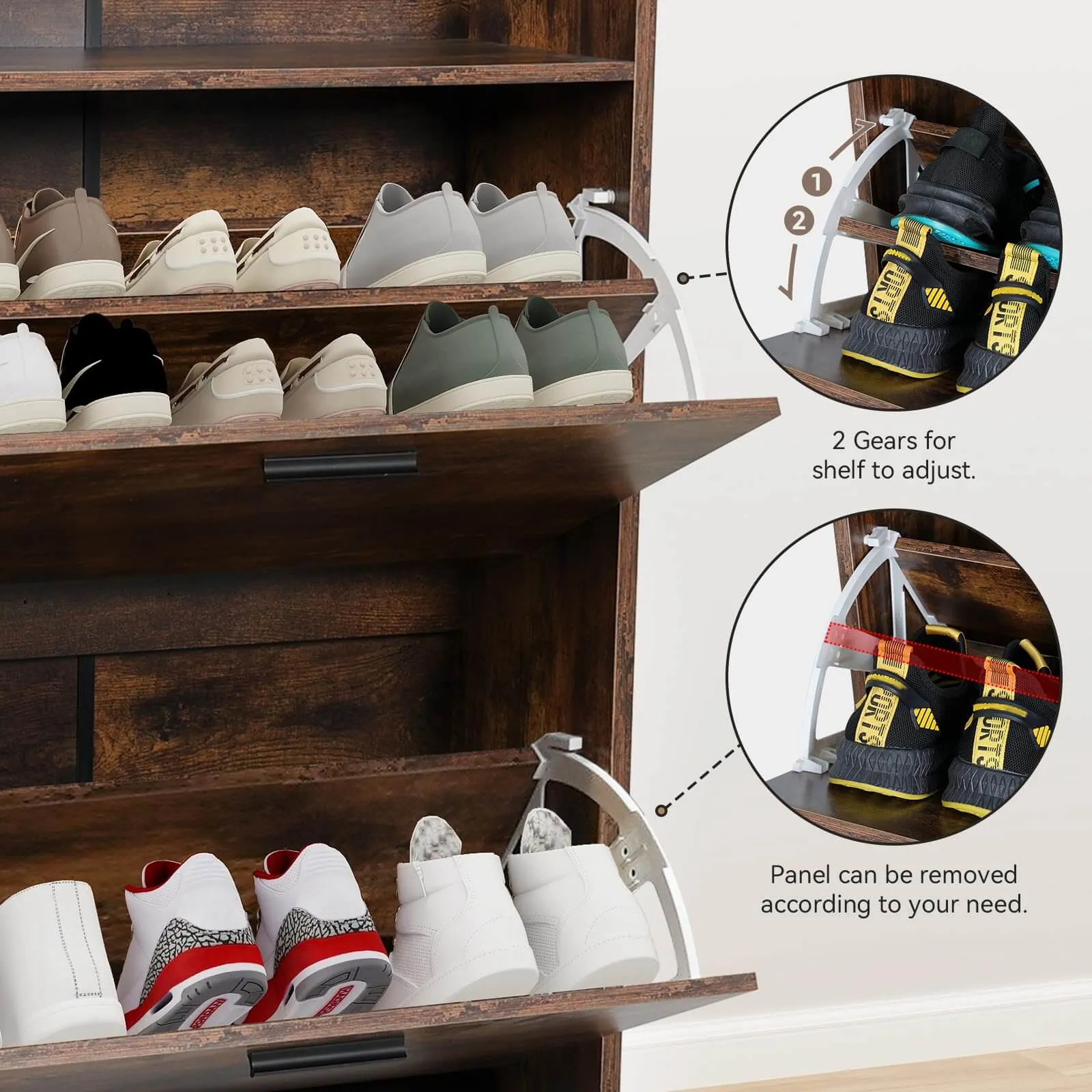 Slim Shoe Storage Cabinet IF040