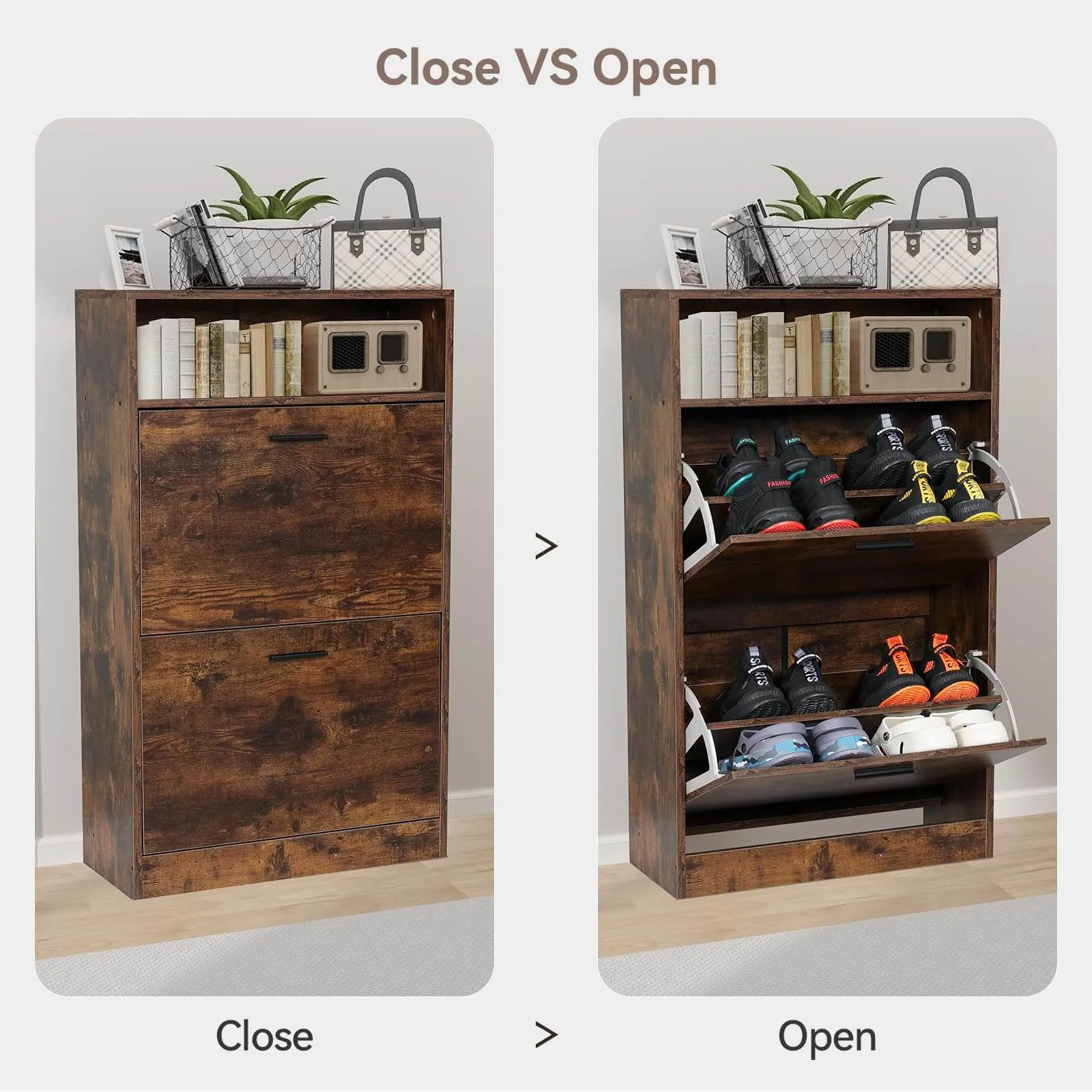Slim Shoe Storage Cabinet IF040