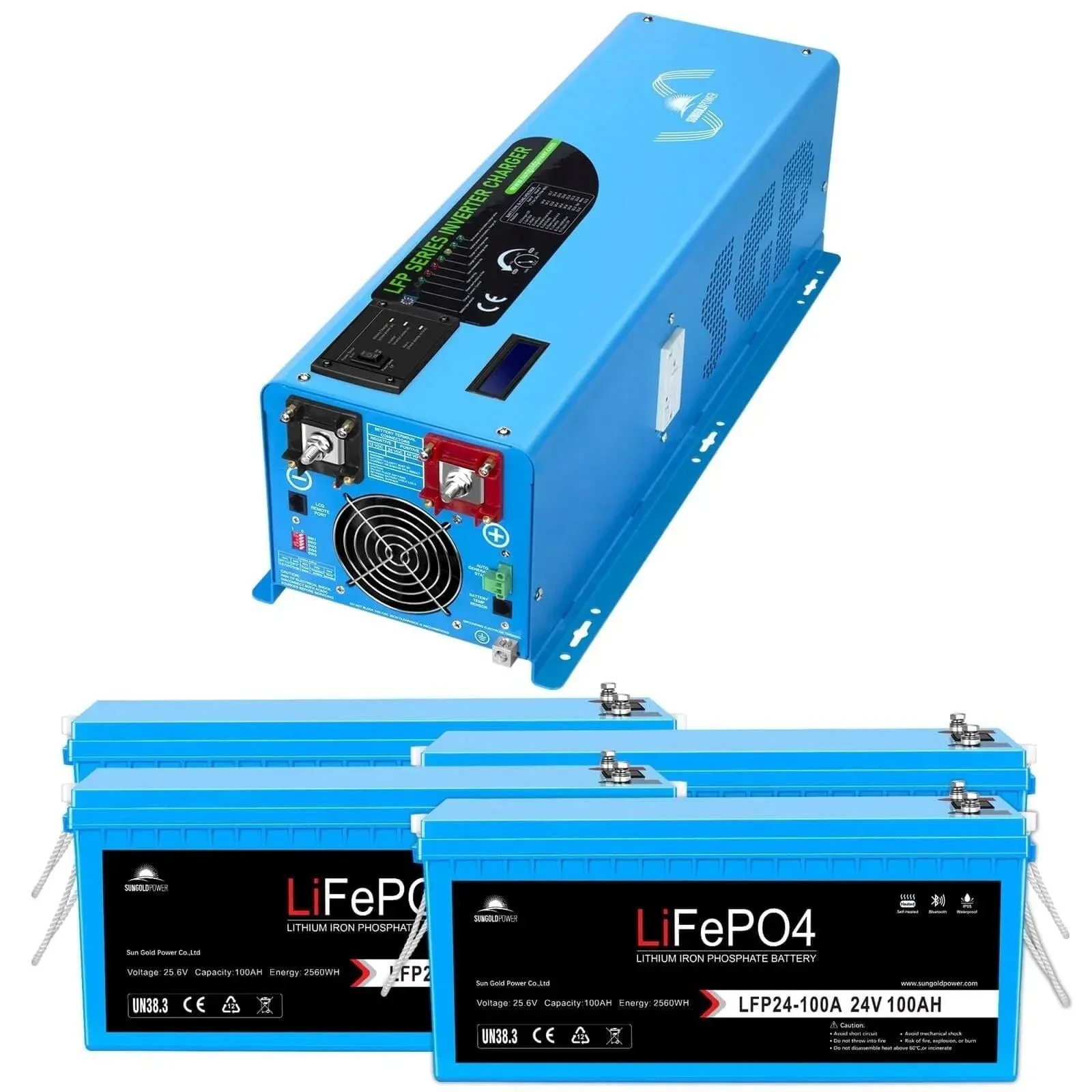 Sungold Power 6000W DC 24V Split Phase Pure Sine Wave Inverter With Charger