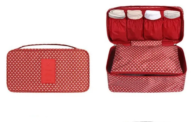 Travel Lingerie Organizer & Makeup Bag