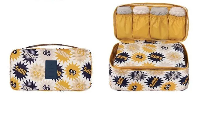 Travel Lingerie Organizer & Makeup Bag