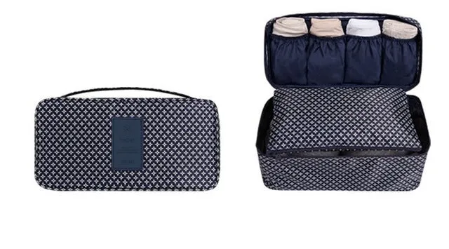 Travel Lingerie Organizer & Makeup Bag