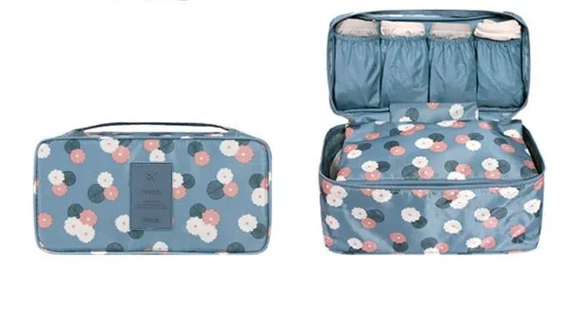 Travel Lingerie Organizer & Makeup Bag